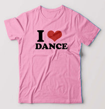 Load image into Gallery viewer, I LOVE DANCE T-Shirt for Men-Light Baby Pink-Ektarfa.online
