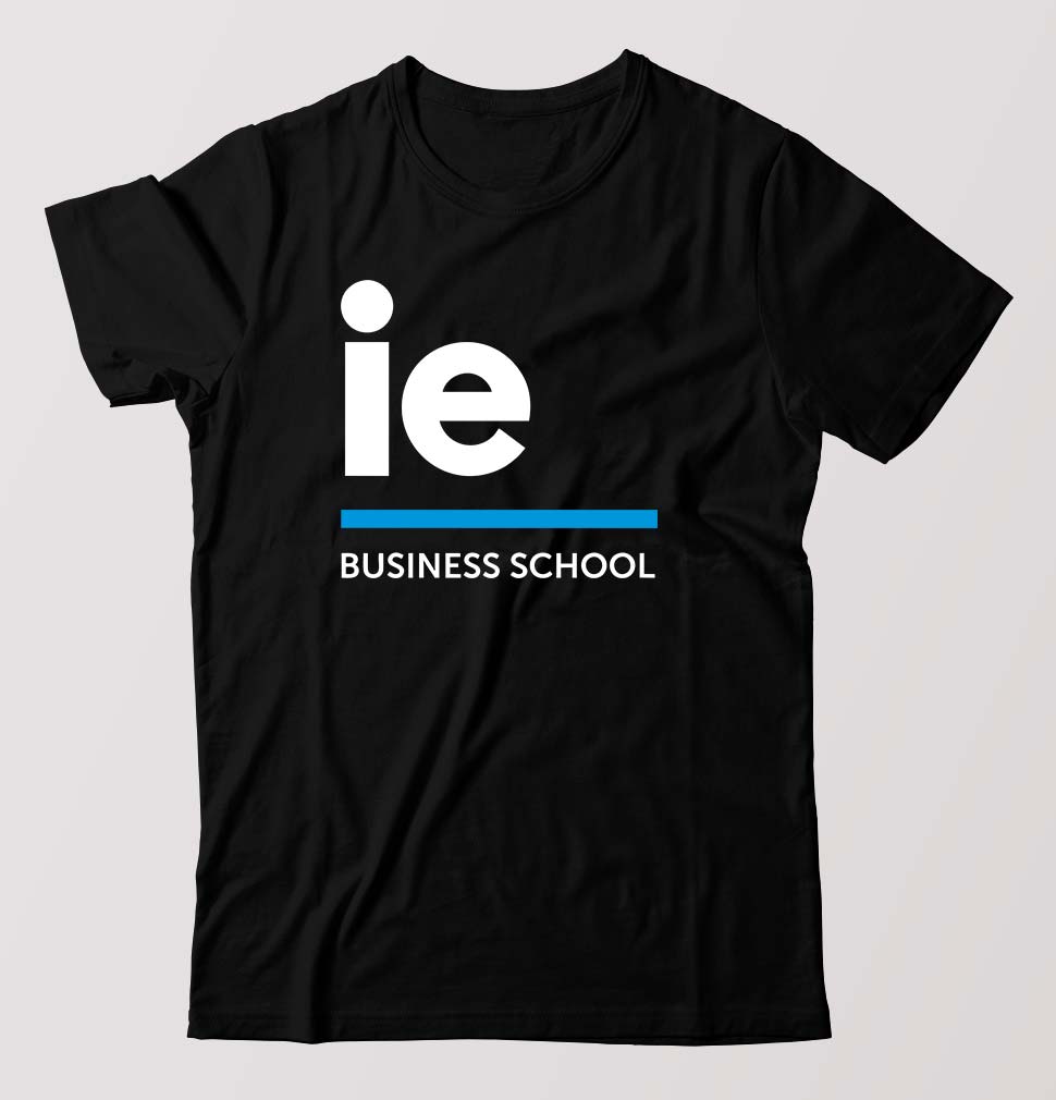 IE University T-Shirt for Men-Black-Ektarfa.online