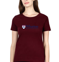 Load image into Gallery viewer, Wharton T-Shirt for Women-Maroon-Ektarfa.online
