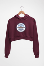 Load image into Gallery viewer, Mumbai Fc Crop HOODIE FOR WOMEN-Maroon-Ektarfa.online
