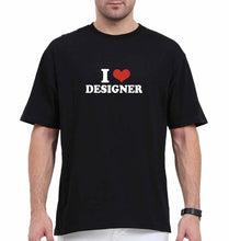 Load image into Gallery viewer, I LOVE DESIGNER Oversized T-Shirt for Men
