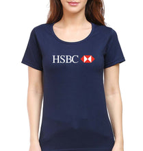 Load image into Gallery viewer, hsbc T-Shirt for Women-Navy Blue-Ektarfa.online
