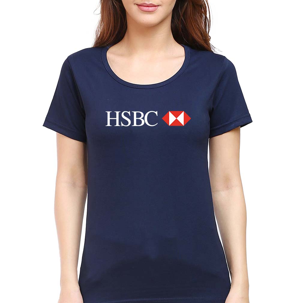 hsbc T-Shirt for Women-Navy Blue-Ektarfa.online