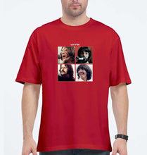 Load image into Gallery viewer, the beatles let it be Oversized T-Shirt for Men-Red-Ektarfa.online
