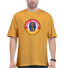 Load image into Gallery viewer, East Bengal FC Oversized T-Shirt for Men-Golden Yellow-Ektarfa.online
