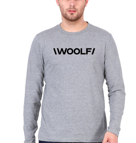woolf university Full Sleeves T-Shirt for Men-Grey Melange-Ektarfa.online
