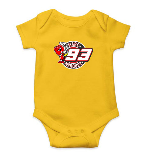 marc marquez Romper For Baby Boy/Girl-Yellow-Ektarfa.online