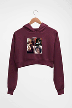 Load image into Gallery viewer, the beatles let it be Crop HOODIE FOR WOMEN-Maroon-Ektarfa.online
