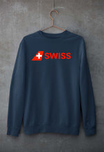 Load image into Gallery viewer, swiss Sweatshirt for Men/Women-Navy Blue-Ektarfa.online
