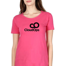 Load image into Gallery viewer, CloudOps T-Shirt for Women-Pink-Ektarfa.online
