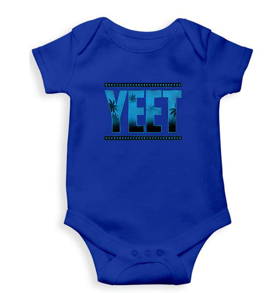 YEET Romper For Baby Boy/Girl-Royal Blue-Ektarfa.online