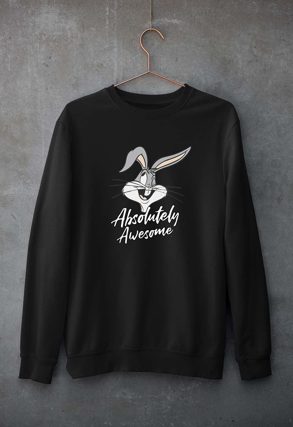 bugs bunny Unisex Sweatshirt for Men/Women-Black-Ektarfa.online