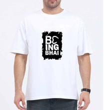 Load image into Gallery viewer, Being Bhai Oversized T-Shirt for Men-White-Ektarfa.online

