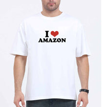 Load image into Gallery viewer, I LOVE AMAZON Oversized T-Shirt for Men
