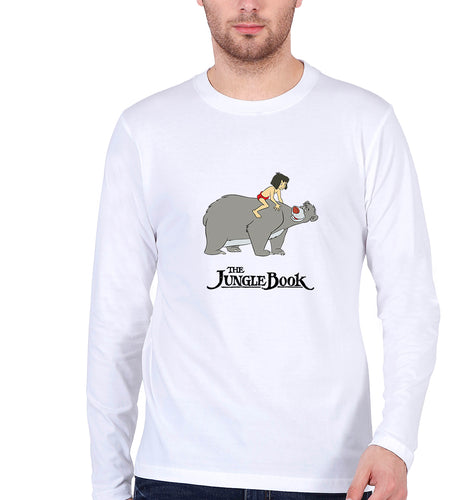 jungle book Full Sleeves T-Shirt for Men-White-Ektarfa.online