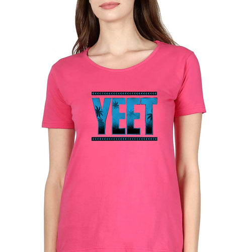YEET T-Shirt for Women-Pink-Ektarfa.online