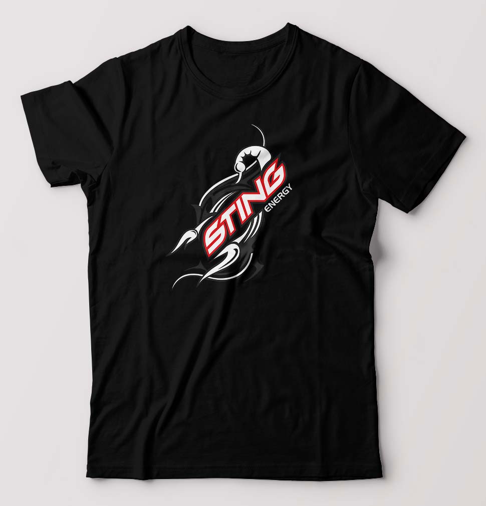 Sting Energy T-Shirt for Men-Black-Ektarfa.online