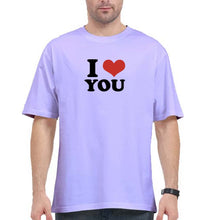 Load image into Gallery viewer, I LOVE YOU Oversized T-Shirt for Men
