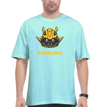 Load image into Gallery viewer, Transformers Bumblebee Oversized T-Shirt for Men-Mint-Ektarfa.online
