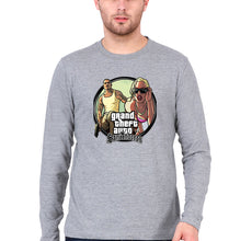 Load image into Gallery viewer, Grand Theft Auto (GTA) Full Sleeves T-Shirt for Men-Grey Melange-Ektarfa.online
