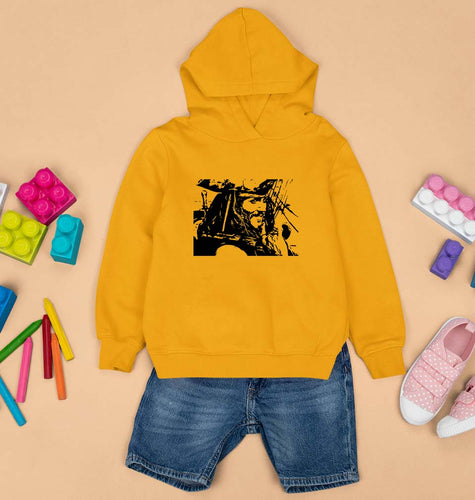 jack sparrow Kids Hoodie for Boy/Girl-Mustard Yellow-Ektarfa.online