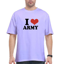 Load image into Gallery viewer, I LOVE ARMY Oversized T-Shirt for Men
