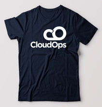 Load image into Gallery viewer, CloudOps T-Shirt for Men-Navy Blue-Ektarfa.online
