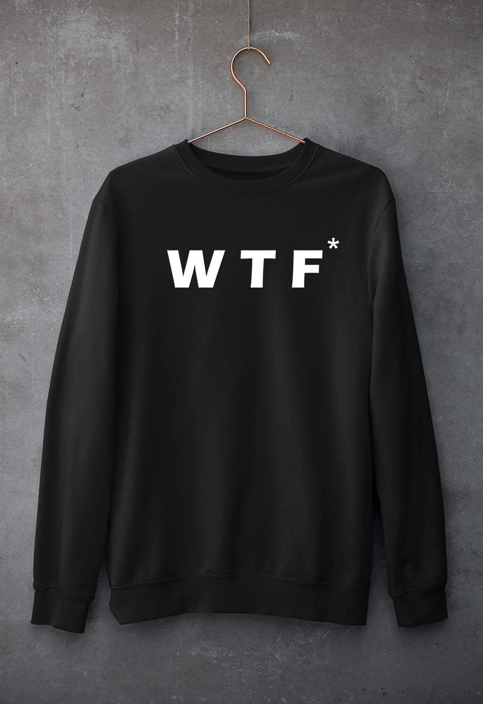 WTF Sweatshirt for Men/Women-Black-Ektarfa.online