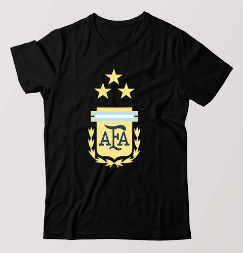 Argentina Football T-Shirt for Men-Black-Ektarfa.online