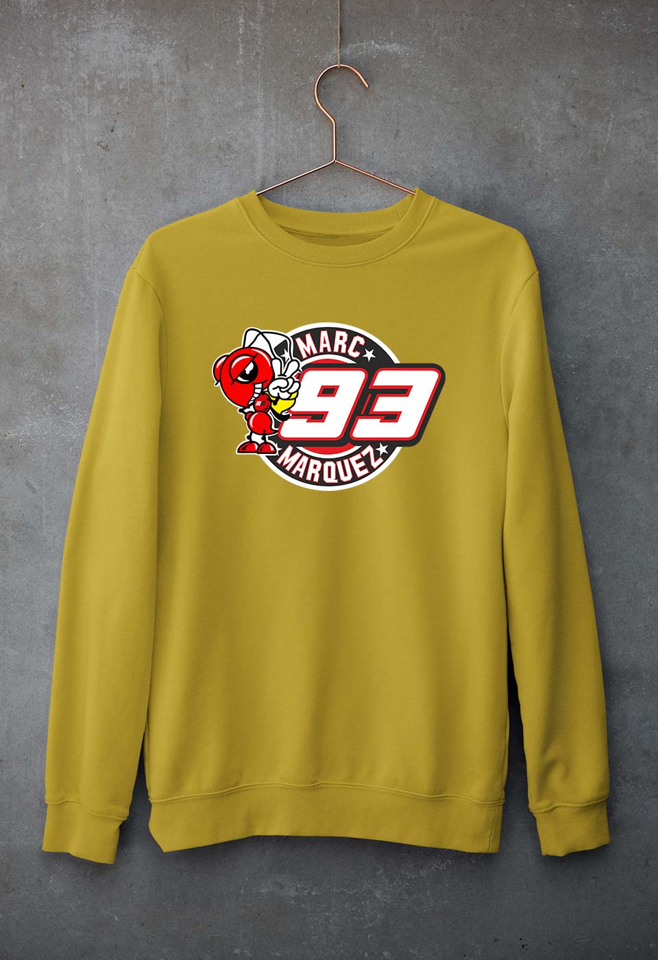 marc marquez Sweatshirt for Men/Women-Mustard Yellow-Ektarfa.online