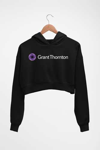 grant thornton Crop HOODIE FOR WOMEN-Black-Ektarfa.online