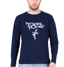 Load image into Gallery viewer, My Chemical Romance (MCR) Full Sleeves T-Shirt for Men-Navy Blue-Ektarfa.online
