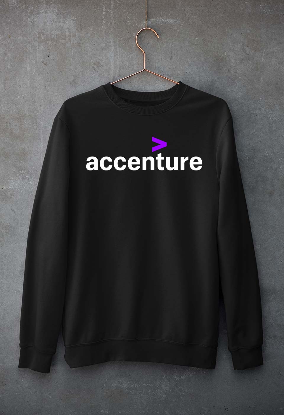 Accenture Sweatshirt for Men/Women-Black-Ektarfa.online