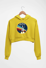 Load image into Gallery viewer, Isro Crop HOODIE FOR WOMEN-Mustard Yellow-Ektarfa.online
