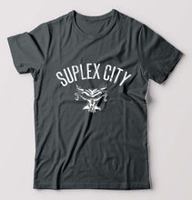 Load image into Gallery viewer, WWE Brock Lesnar Suplex City T-Shirt for Men-Steel grey-Ektarfa.online
