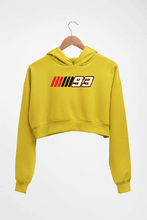 Load image into Gallery viewer, marc marquez Crop HOODIE FOR WOMEN-Mustard Yellow-Ektarfa.online
