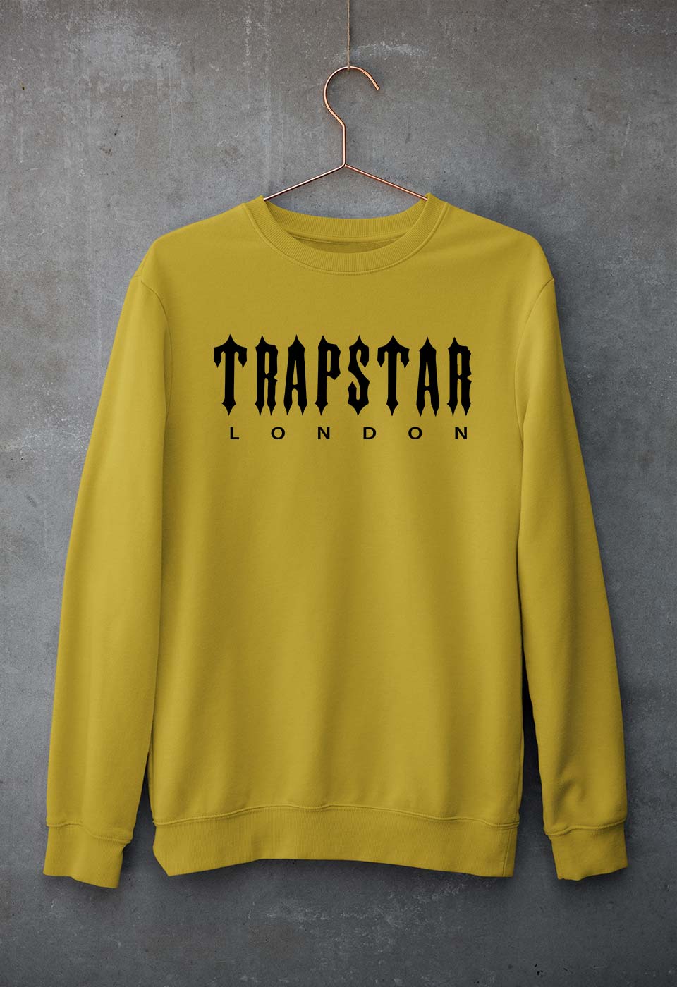 Trapstar Sweatshirt for Men/Women-Mustard Yellow-Ektarfa.online