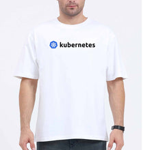 Load image into Gallery viewer, Kubernetes Oversized T-Shirt for Men-White-Ektarfa.online
