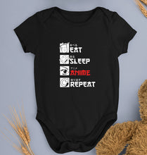 Load image into Gallery viewer, Eat Sleep Anime Repeat Romper For Baby Boy/Girl
