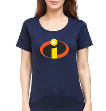 Load image into Gallery viewer, Incredibles T-Shirt for Women-Navy Blue-Ektarfa.online
