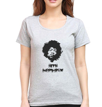 Load image into Gallery viewer, Jimi Hendrix T-Shirt for Women-Grey Melange-Ektarfa.online
