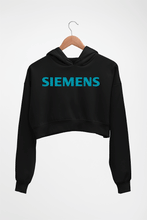 Load image into Gallery viewer, siemens Crop HOODIE FOR WOMEN-Black-Ektarfa.online
