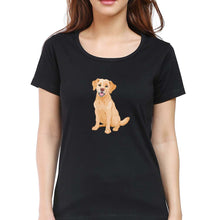 Load image into Gallery viewer, golden retreiver T-Shirt for Women-Black-Ektarfa.online

