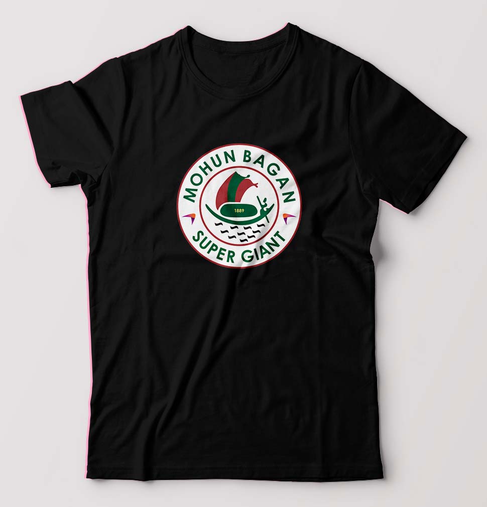 mohun bagan T-Shirt for Men-Black-Ektarfa.online