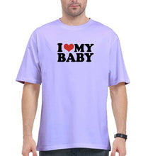 Load image into Gallery viewer, I LOVE MY BABY Oversized T-Shirt for Men
