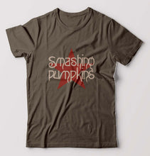 Load image into Gallery viewer, Smashing Pumpkins T-Shirt for Men-Olive Green-Ektarfa.online
