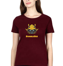 Load image into Gallery viewer, Transformers Bumblebee T-Shirt for Women-Maroon-Ektarfa.online
