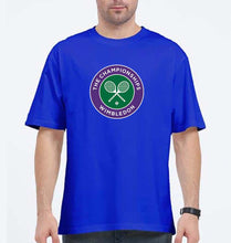 Load image into Gallery viewer, wimbledon Oversized T-Shirt for Men-Royal Blue-Ektarfa.online
