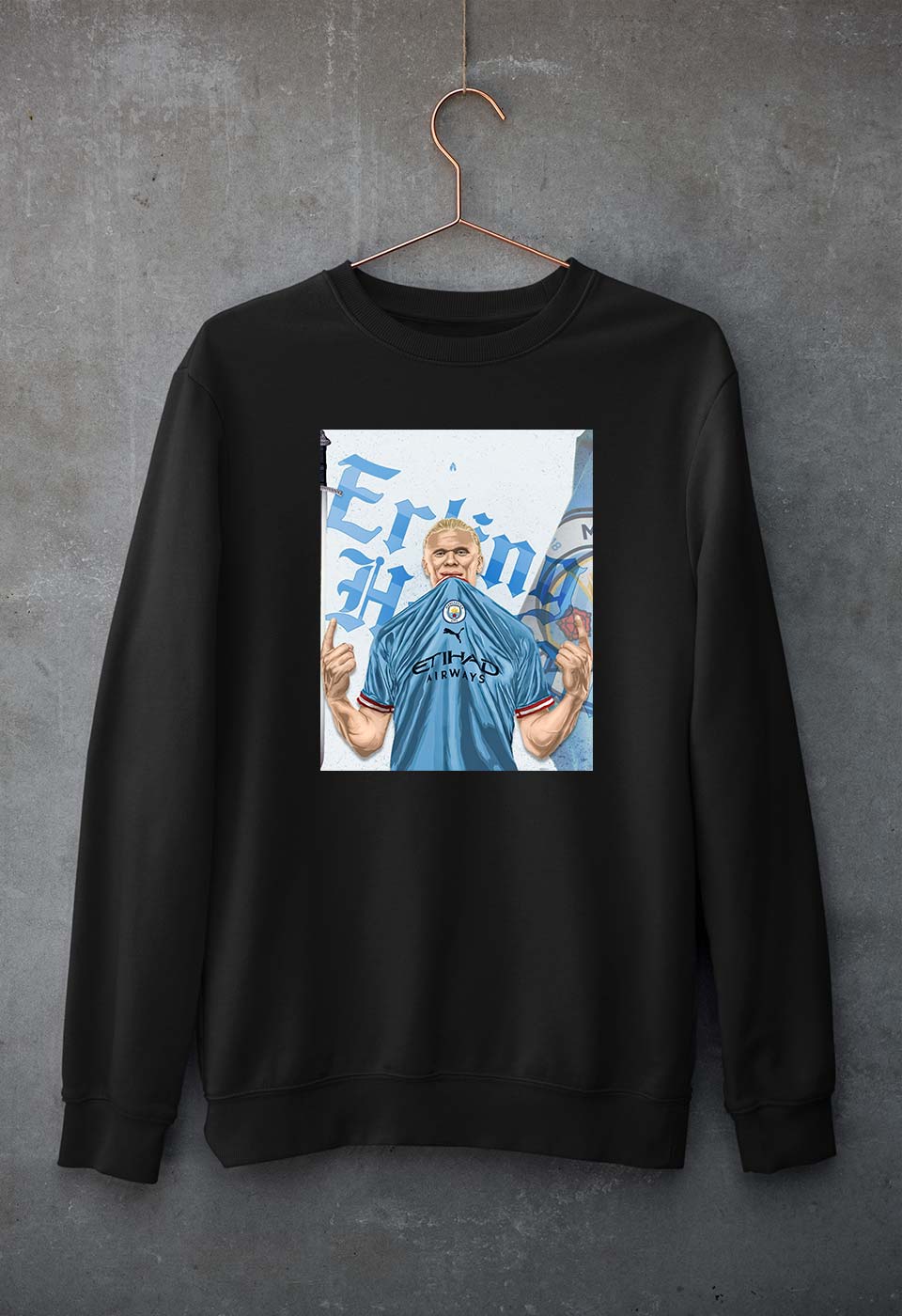 erling haaland Sweatshirt for Men/Women-Black-Ektarfa.online
