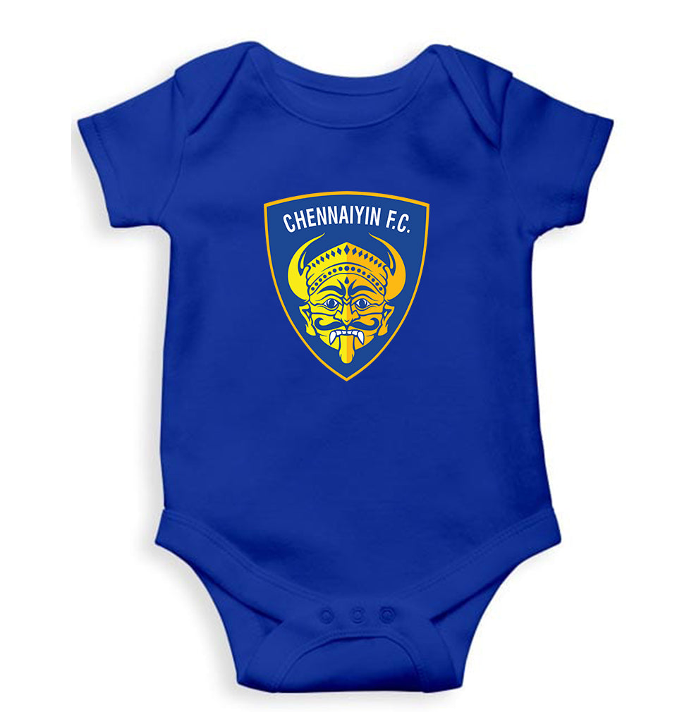 chennaiyin FC Romper For Baby Boy/Girl-Royal Blue-Ektarfa.online